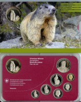 2010 Kursmünzensatz Murmeltier STGL